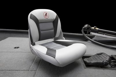 Fishing Seat at Front of Alumacraft Pro 175 Bass Boat