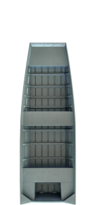 Overhead of Alumacraft 1542 Jon Boat