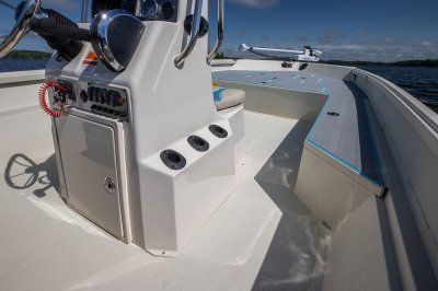 Alumacraft Bay 20 - Console Rod Holders